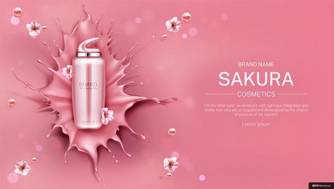 玻璃之美 香水化妝品促銷海報設(shè)計靈感